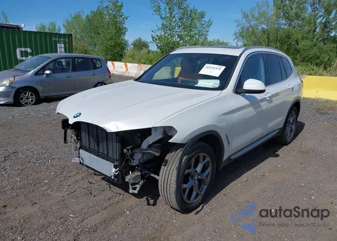 2022 BMW X3 xDrive30I from USA, damaged, VIN WBX57DP06NN172447